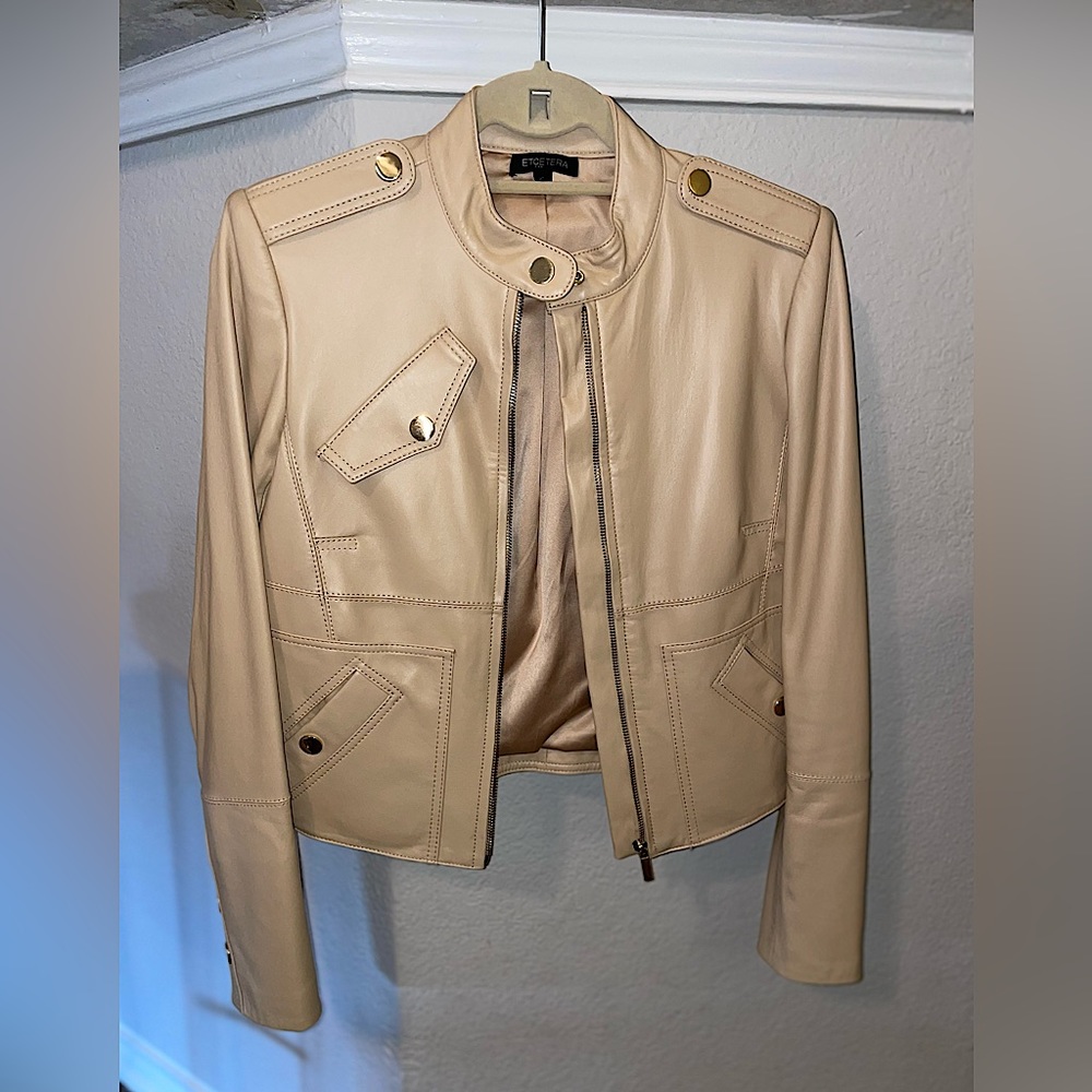 Etcetera Leather Jacket - image 1